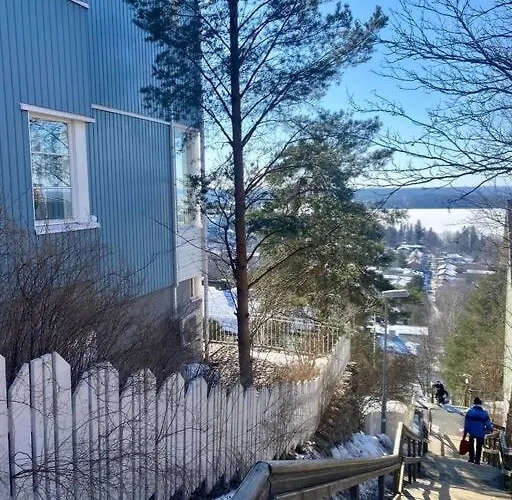 Cozy In For 2 With Own Sauna,balcony And A Free Parking 아파트 *